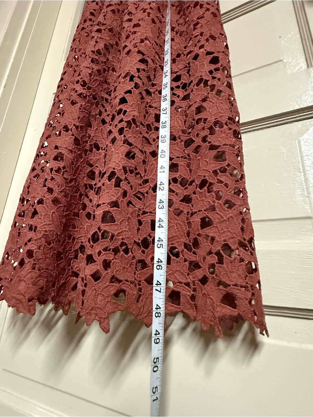 ASTR The Label Coral Cedar Crochet Dress Medium NWT - Picture 14 of 14